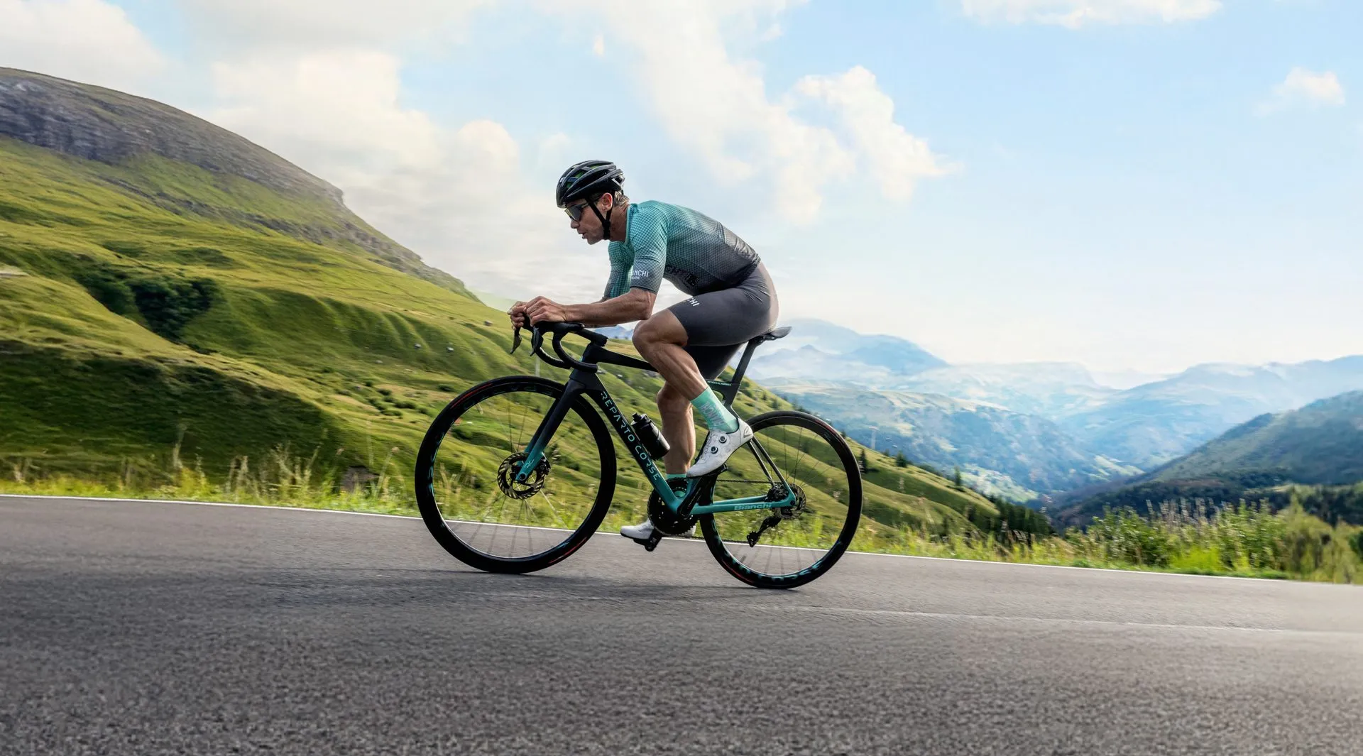 Bici da strada in esposizione
